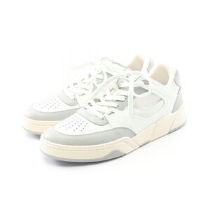 Celine Sneakers Triomphe 361554995c00dp40 White Gray Beige Leather Sneakers